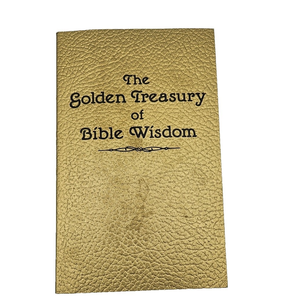 Golden Treasury Bible Wisdom 1987 Barbour Christian‎ Devotional Book